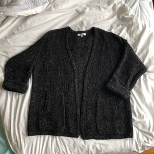 Black Cozy Madewell Cardigan size large